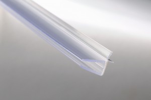 Nr.1269 Wasserablaufprofil für 4-5mm Glasstärke, transparent
