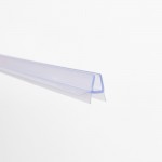 #1269 Wasserablaufprofil für 4-5mm Glas, Länge 1 Meter, transparent 